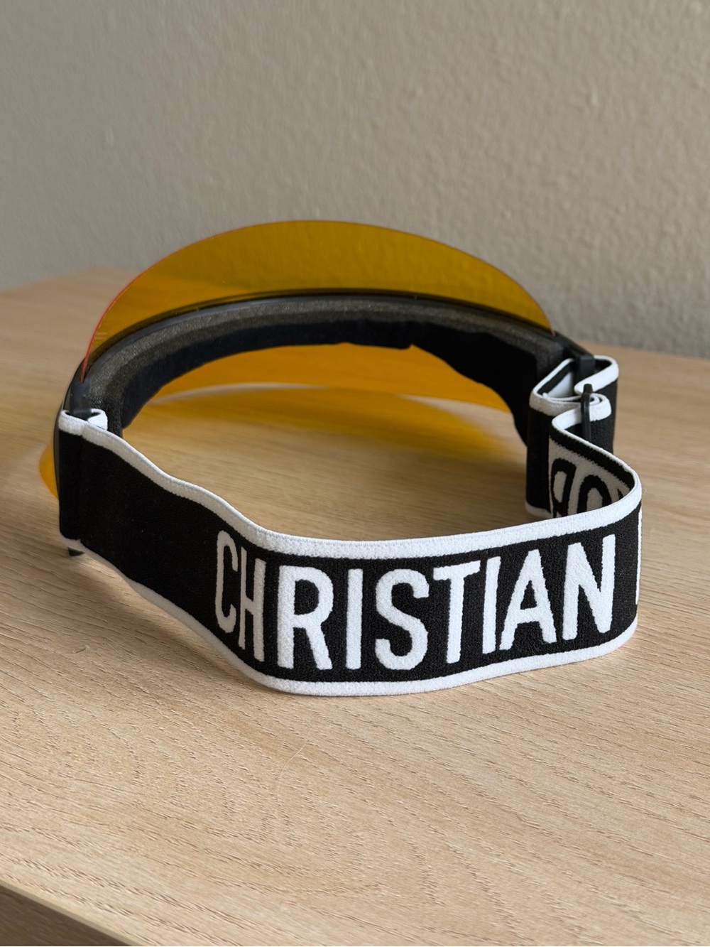 Christian Dior J'Adior DiorClub1 Yellow Visor - Picture 2 of 5